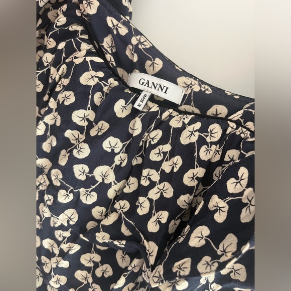 Ganni Floral Ruffle Dress - Picture 5 of 5